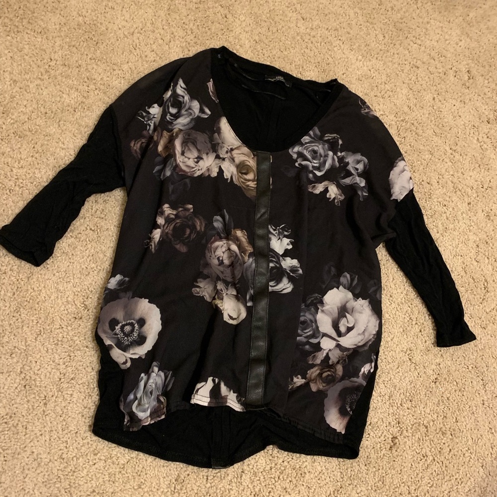 Zara floral summery top
